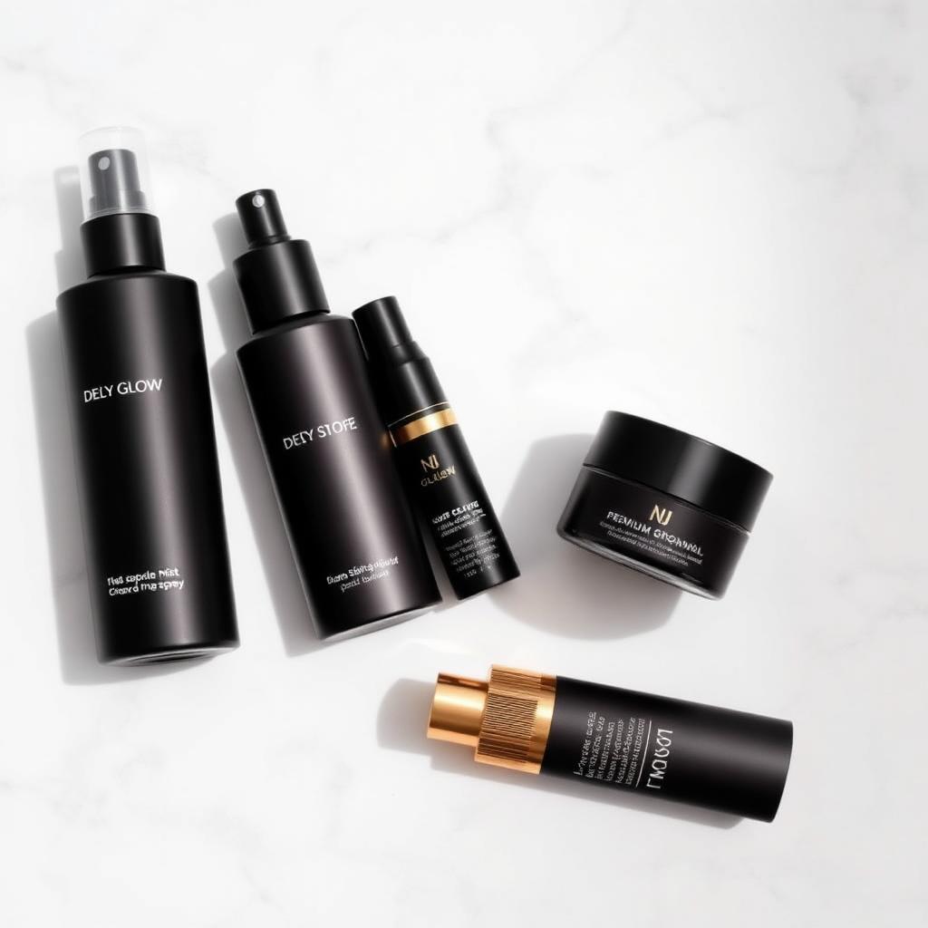 The Studio Ready Kit — glow mist, lip and cheek tint, and brightening eye gel